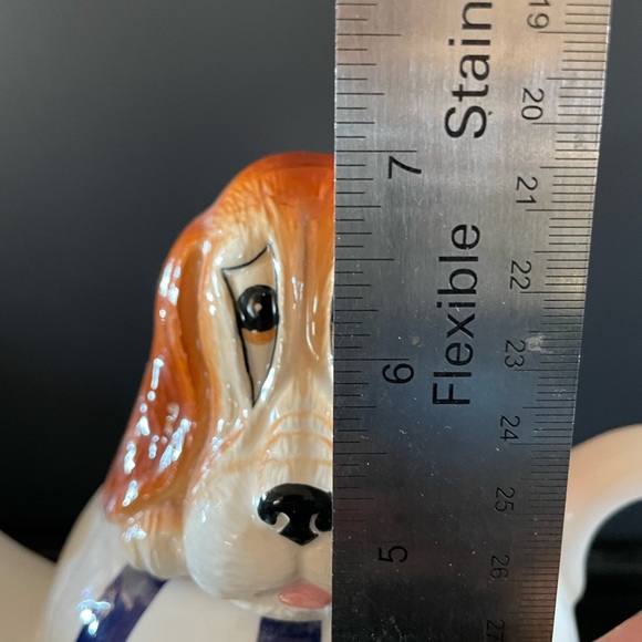 Fitz & Floyd Basset Hound Teapot OCI Omnibus - Picture 6 of 8